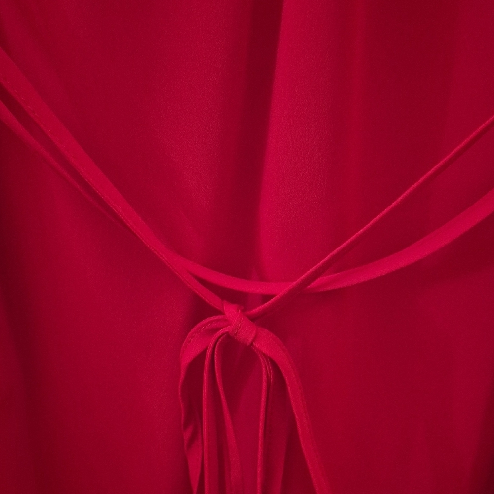 My Michelle Bold Red Sleeveless Blouse - Picture 7 of 7